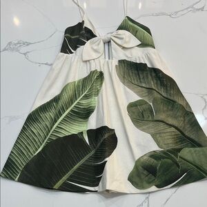 Alice + Olivia Melvina Tie Front Dress